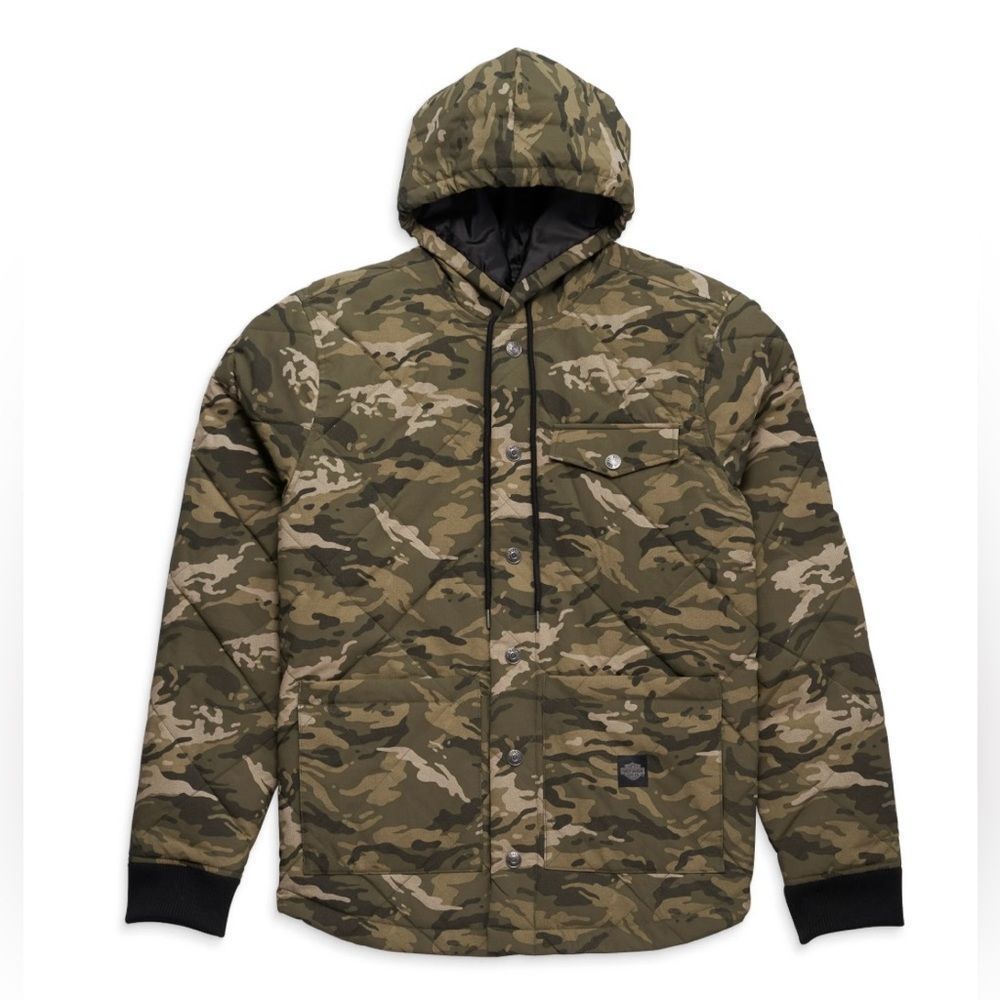 Men's Forever Harley Davidson Camo Jacket New with Tags